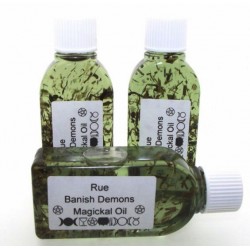 25ml Rue Herbal Spell Oil Banish Demons